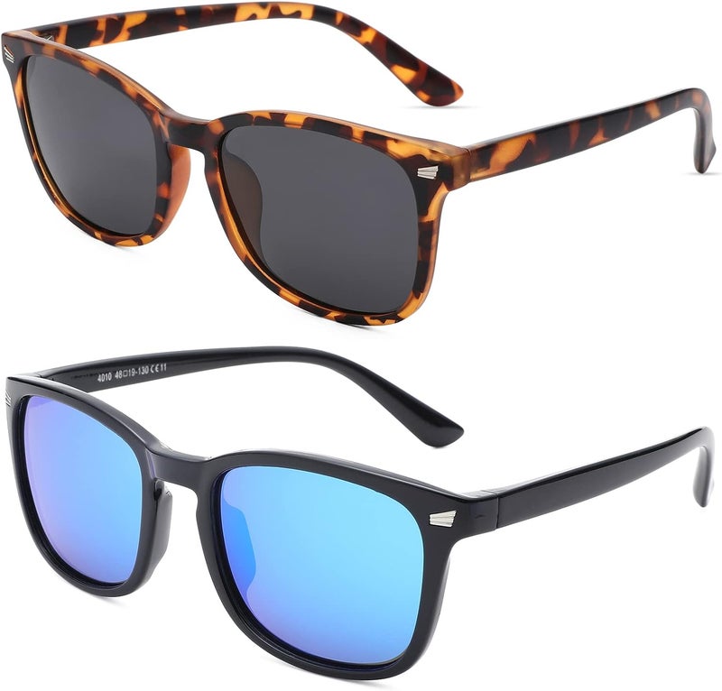COASION Polarized Kids Sunglasses UV 400 Protection for Girls Boys Classic Retro Style Toddler Shades Age 3-12 - Image 1